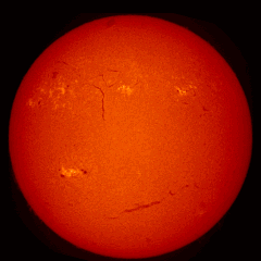 Image of Sun's chromosphere