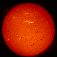 Image of Sun's chromosphere