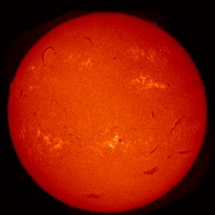 Image of Sun's chromosphere