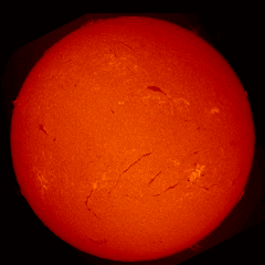 Image of Sun's chromosphere