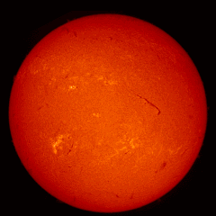 Image of Sun's chromosphere