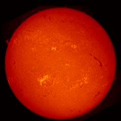 Image of Sun's chromosphere