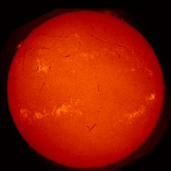 Image of Sun's chromosphere