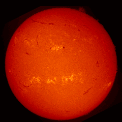 Image of Sun's chromosphere