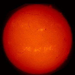 Image of Sun's chromosphere