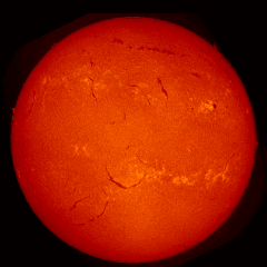 Image of Sun's chromosphere