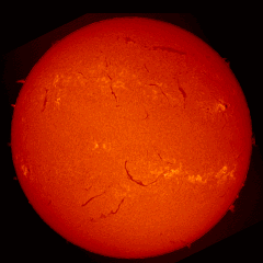 Image of Sun's chromosphere