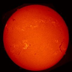 Image of Sun's chromosphere