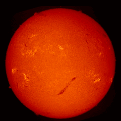 Image of Sun's chromosphere