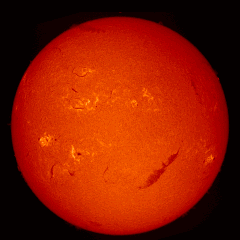 Image of Sun's chromosphere