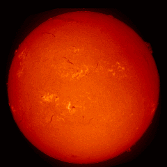 Image of Sun's chromosphere