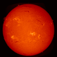 Image of Sun's chromosphere