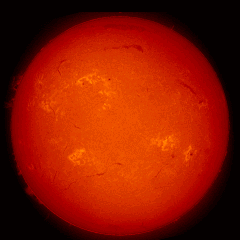 Image of Sun's chromosphere