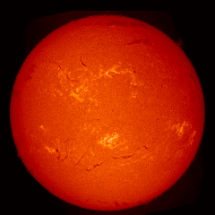 Image of Sun's chromosphere