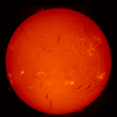 Image of Sun's chromosphere