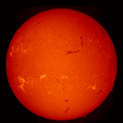 Image of Sun's chromosphere