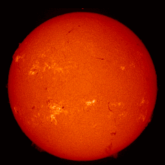 Image of Sun's chromosphere