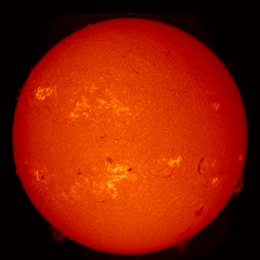 Image of Sun's chromosphere