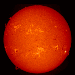 Image of Sun's chromosphere