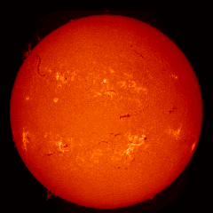 Image of Sun's chromosphere