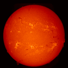 Image of Sun's chromosphere