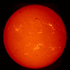 Image of Sun's chromosphere