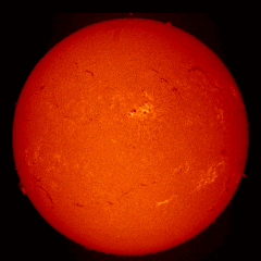 Image of Sun's chromosphere