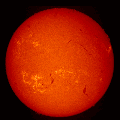 Image of Sun's chromosphere