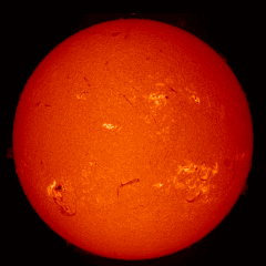 Image of Sun's chromosphere