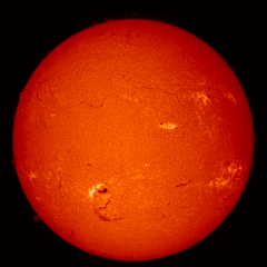 Image of Sun's chromosphere