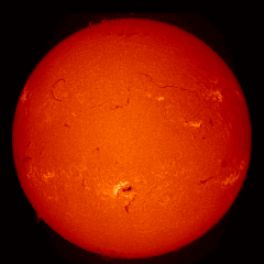 Image of Sun's chromosphere