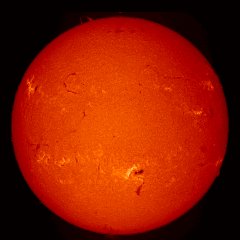 Image of Sun's chromosphere