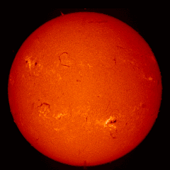 Image of Sun's chromosphere