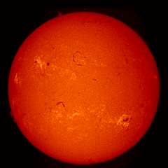 Image of Sun's chromosphere