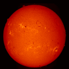 Image of Sun's chromosphere