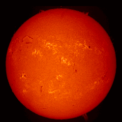 Image of Sun's chromosphere