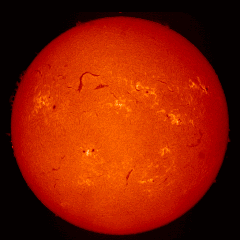 Image of Sun's chromosphere