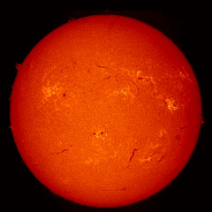 Image of Sun's chromosphere