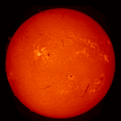 Image of Sun's chromosphere