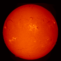 Image of Sun's chromosphere