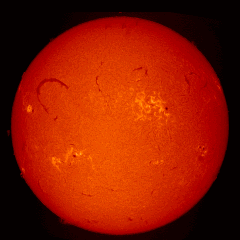 Image of Sun's chromosphere