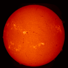 Image of Sun's chromosphere