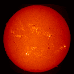 Image of Sun's chromosphere