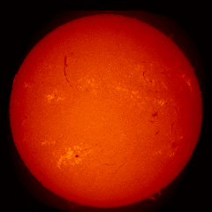 Image of Sun's chromosphere