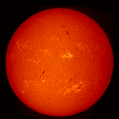 Image of Sun's chromosphere