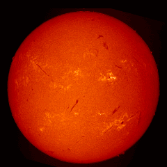 Image of Sun's chromosphere