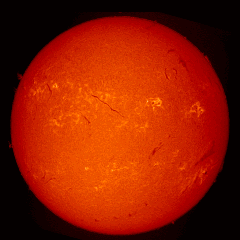 Image of Sun's chromosphere