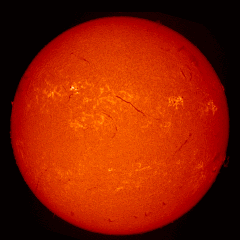 Image of Sun's chromosphere