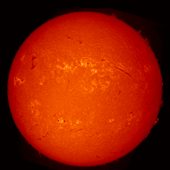 Image of Sun's chromosphere