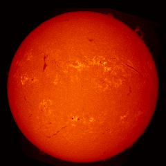 Image of Sun's chromosphere